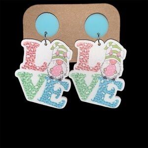 🔥 3/$10🔥 Love earrings NEW perfect for Easter